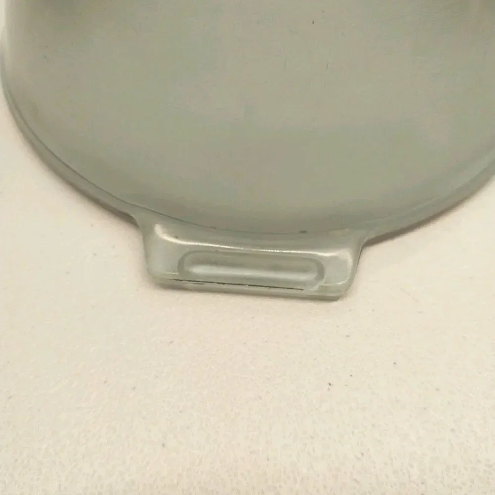 Vintage Pyrex Flameware 822 823 Smoke Gray Glass Casserole Bowls Set of 2